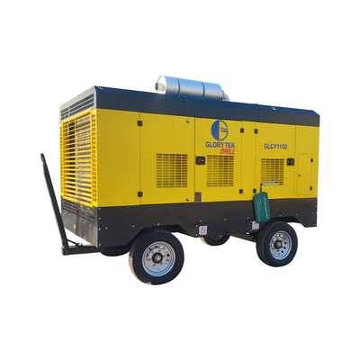 جودة  GLORYTEK Drilling Rig Tools Diesel Engine Driven Air Compressor Portable For Industrial مصنع
