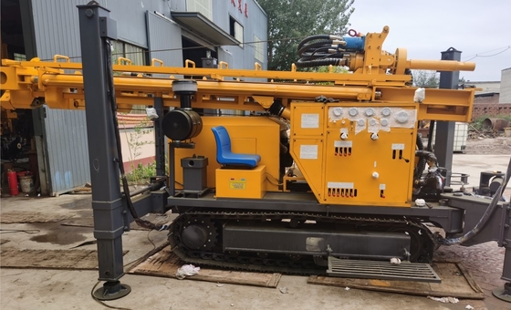 آلات حفر الآبار المثبتة على المسار الهيدروليكي بالكامل GL350S لحفر 350 متر