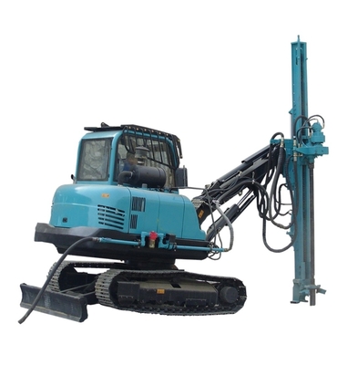 Blasthole Rock Drill Rig ، أعلى جهاز حفر المطرقة نوع الزاحف للتفجير