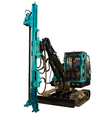 30m Blasthole Mining and Drilling Equipment 2.4Mpa ارتفاع ضغط لترسيخ المنحدر