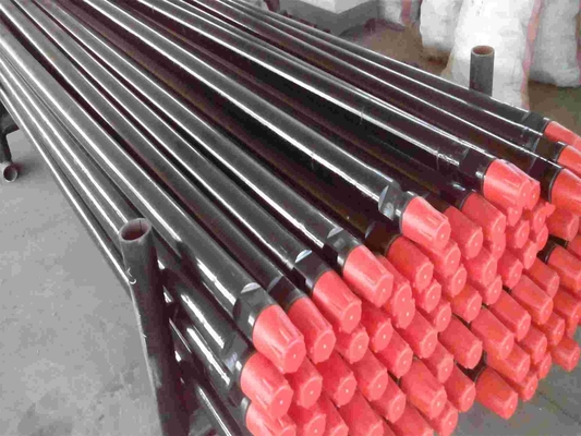 6.5mm سمك حفر أنابيب الصلب 114mm قطرها مع 3-1 / 2 API REG خيط