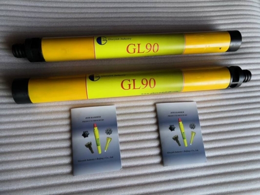 GL90 Dth مطرقة الصخور المياه حفر البئر ضغط الهواء المنخفض
