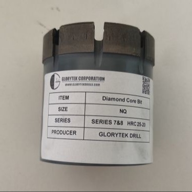 Aq Bq Nq Core Barrel Bit ، بت مشربة أساسية لاستكشاف الأسلاك المعدنية