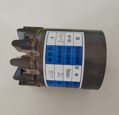 Wireline Coring Nq 75mm لقمة أساسية مشبعة لأخذ عينات الصخور الجرانيتية الصلبة
