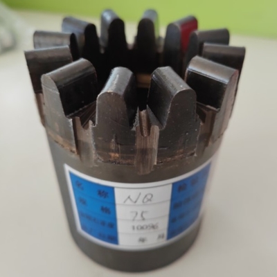 Wireline Coring Nq 75mm لقمة أساسية مشبعة لأخذ عينات الصخور الجرانيتية الصلبة