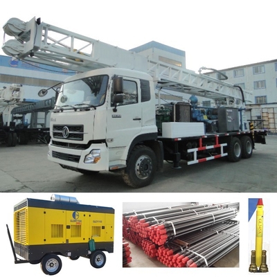DF300 6 * 4 حفر الآبار نوع الشاحنة مدعوم من محرك ديزل
