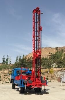 آلة حفر الآبار المثبتة على الشاحنة CE المدمجة 100m 150m 200m 300M 400M