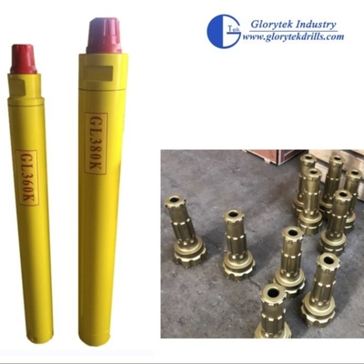 DHD360 Borehole Hard Rock Dth Drilling Hammer مع لقم الثقب