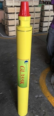 140-152mm Dth إلى أسفل الثقب مطرقة قطع الحفر الصخري ضغط الهواء عالية الكفاءة