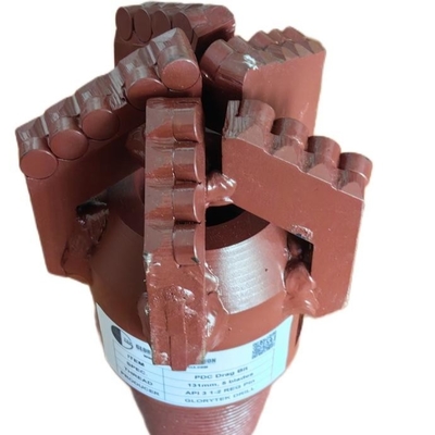 صناعة التعدين Pdc قطع السحب 5 جناح 131mm قطع الآلات التعدينية