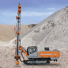 D480A ضاغط الهواء على متن حفرة الصخور الثقيلة 35m الحد الأقصى لعمق الثقب