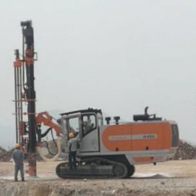 محرك ديزل بفتحة الانفجار عالي الكفاءة مدفوع بآلات الحفر السطحي DTH المتكاملة