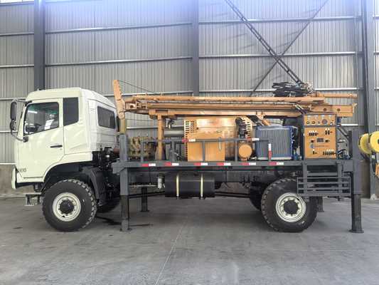 حفارة آبار المياه الهيدروليكية المثبتة على شاحنة GL500T للآبار العميقة