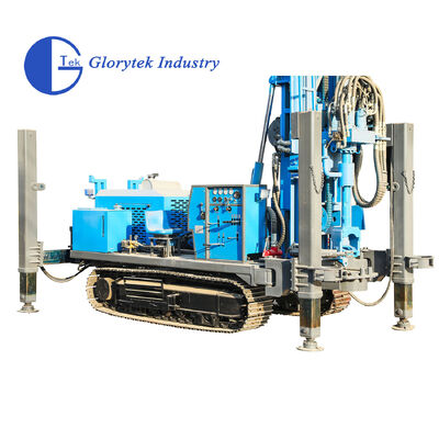 GL600S نوع الزحف حفر البئر المائي / حفر الجهاز لعمق 600m و 105-500mm قطر6 G