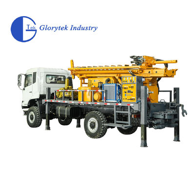 500m Depth Full Hydraulic 4X4 Truck Water Well Drilling Rig With Bw650 Mud Pump