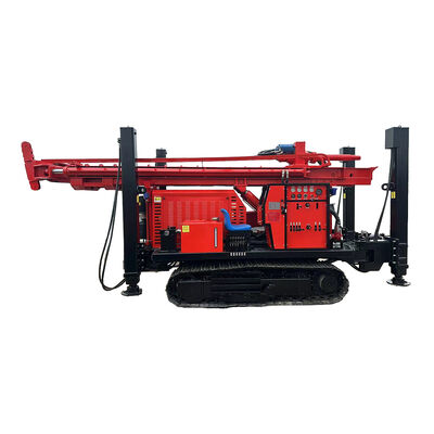 GL350S Crawler Water Well Drill/Drilling Rig for 350m Drilling Depth and 105-325mm Hole Diameter
