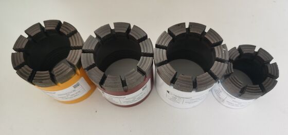 لقم ألماسية سلكية BQ/NQ/HQ/PQ ذات مواصفات كاملة مع عمر طويل لاستكشاف التعدين