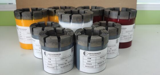 لقم ألماسية سلكية BQ/NQ/HQ/PQ ذات مواصفات كاملة مع عمر طويل لاستكشاف التعدين